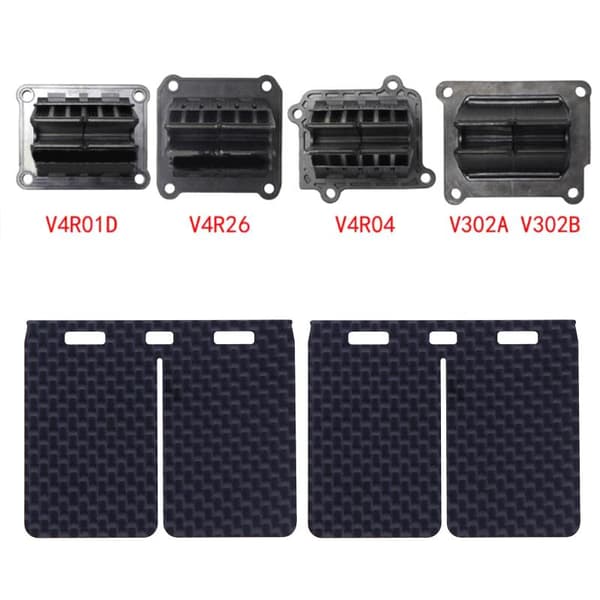 2/4 st kolfiberplatta 3P602H ersättningsventil för V F 4pcs
