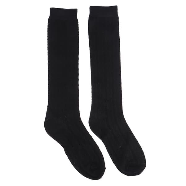 Japan Style Strømper Lange Sokker Solid Sort Hvid Kvinde Sokker Black