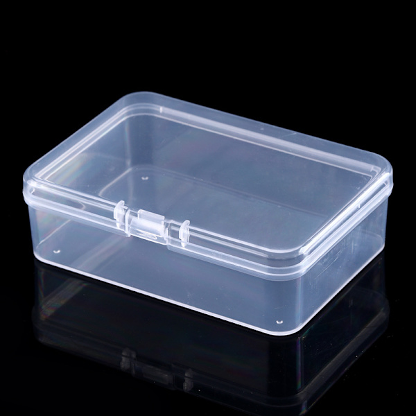 Genomskinlig barnfruktgaffellåda Organizer Case