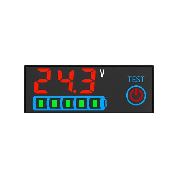 1 stk 3S-14S DC7-55V Universal Batteriladeindikator for Syre/Litium A4