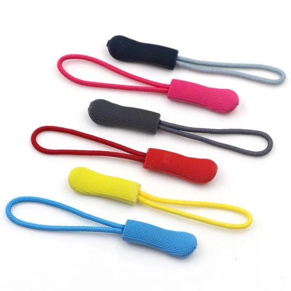 Ny 10 stk Glidelåstrekker End Fit Rope Tag Replacement Clip A14