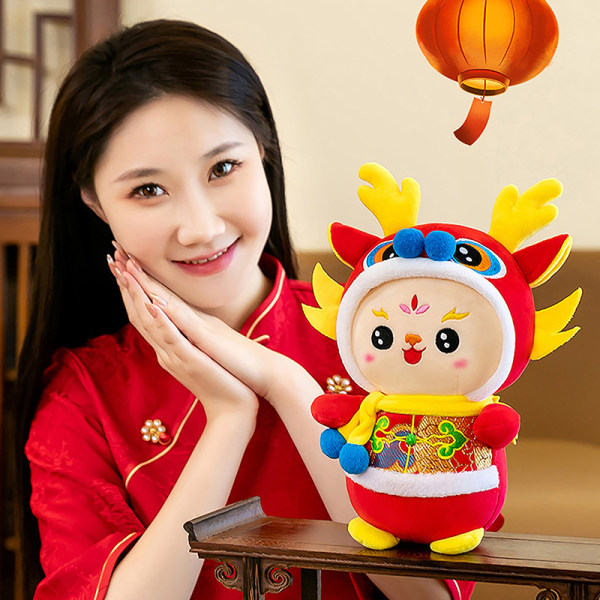 12CM Special New Year Of The Dragon Zodiac Plush Toy Hot