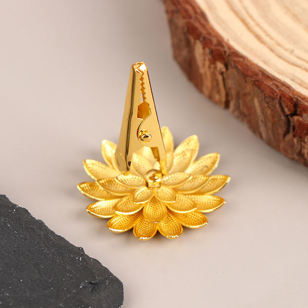 1 st rökelsestickhållare Lotus doftklämma rökelsekar sandelträ