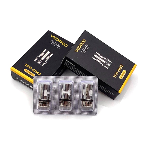 3 stk TPP Mesh Coil DM1 DM2 Coil 0,15ohm 0,2ohm Hodeforstøvning 0.2Ω