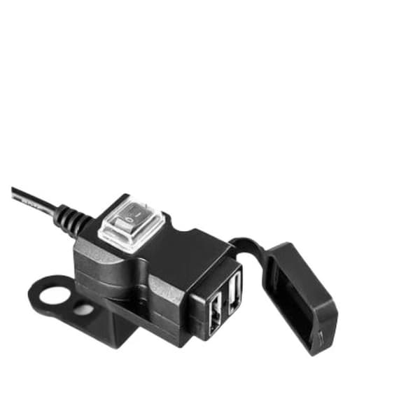 Motorsykkel USB-lader Styrelader Motorstyretelefon 1
