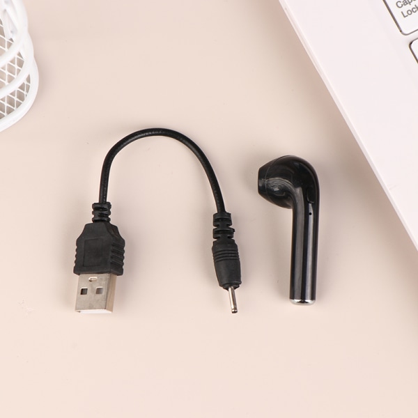 I7 Mini Bluetooth Earphone 5.0 trådløse hodetelefoner Øreplugghoder Black Single Ear