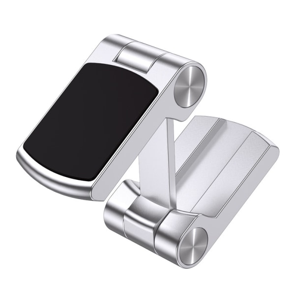 Vikbar magnetisk mobiltelefonhållare i bilen GPS-magnet biltelefon Silver