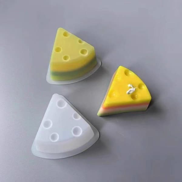 Tegneserie 3D Katt Ost Silikonform DIY Pudding Mousse Gelé C A