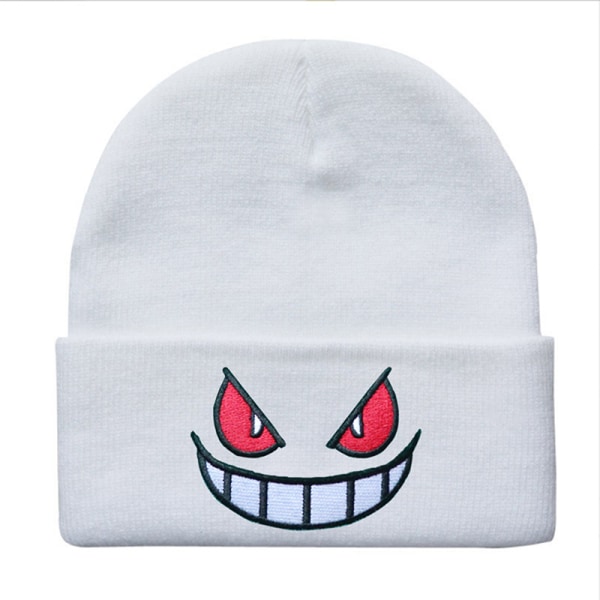 Pipo Hattu Lapsi Aikuisten Neulottu Ski Cap Lämmin Slouchy Gengar Winter Purple