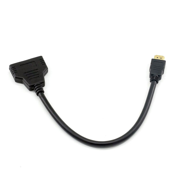 HDMI-jakajakaapeli uros 1080P-kaksois-HDMI-naaras, 1-2-suuntainen