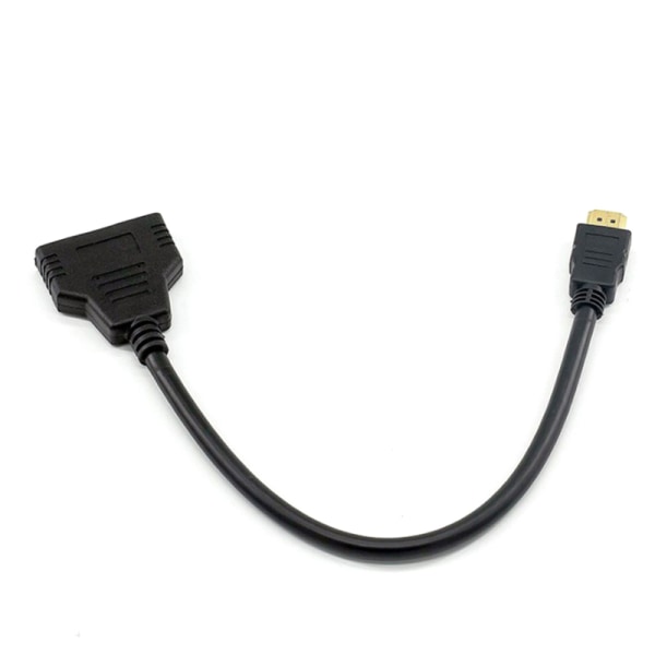 HDMI splitterkabel hann 1080P til dobbel HDMI hunn 1 til 2 veis