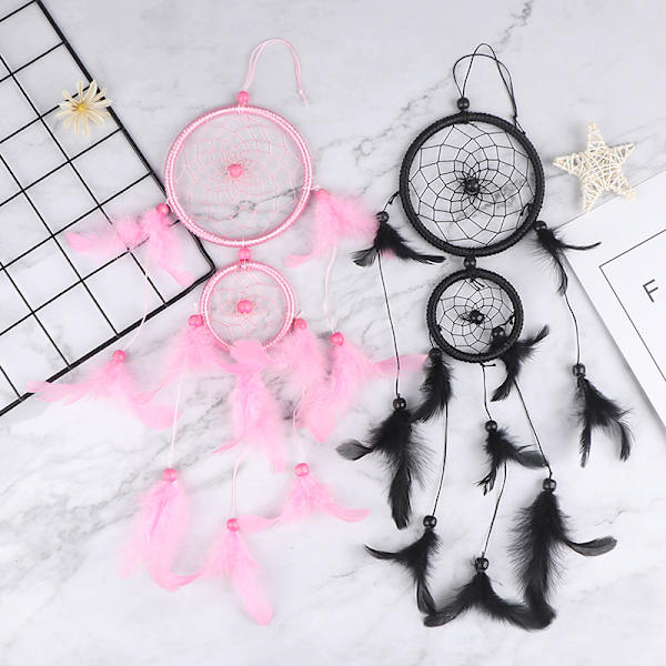 Feather Dream Catcher Tuulikellot Auton sisustus Kotiseinä Dreamc Red