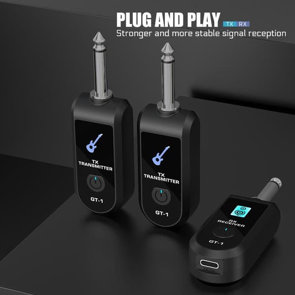 Trådløst gitar XLR-sender- og mottakersystem for PA-system A1