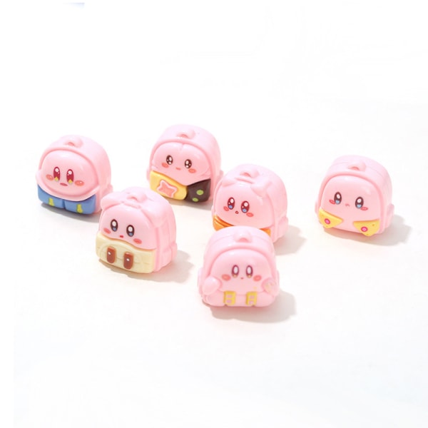 5 st Anime Cartoon Star Kirby Ryggsäck Creative Pink Mini Penda A1