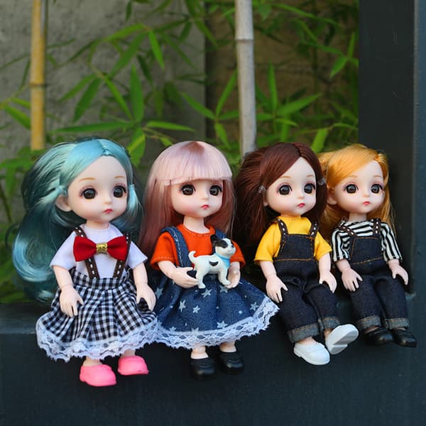 BJD CASUAL Docka Fritidsmode Prinsessan Kläder Kostym Accessoarer A2