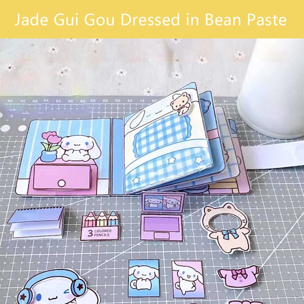 DIY Quiet Book Doudou Book Barn Jenter Pedagogisk Håndlaget A2