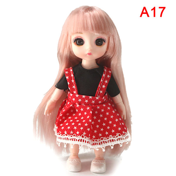 BJD 16CM Doll Casual Fashion Princess Clothing Dress Accessories A17