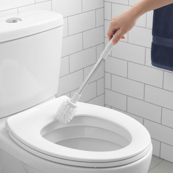 4-i-1 toiletbørste med holder silikone svupper sæt dyb 2