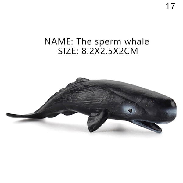 Simulering Marine Life Action Figurer Ocean Animal Model Educat A17