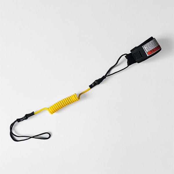 Coiled Surfboard Leash Surfestativ UP Paddle Board Ankel Leas Yellow
