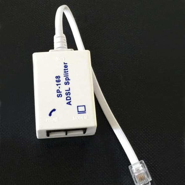 1 stk. DSL-filter splitter ADSL-splitter til telefonlinje han til 2 1pcs