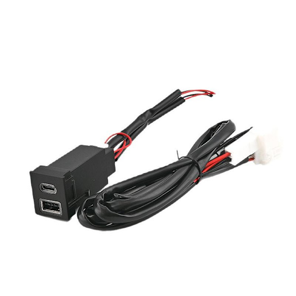 Til RAV4 USB Biloplader PD QC3 0 Hurtigoplader Til Lighter Rig A4