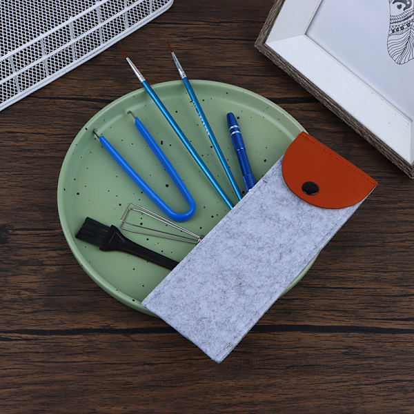 Keyboard Cleaning Tool Kit Metal Keycap Puller Stem Holder Swit B