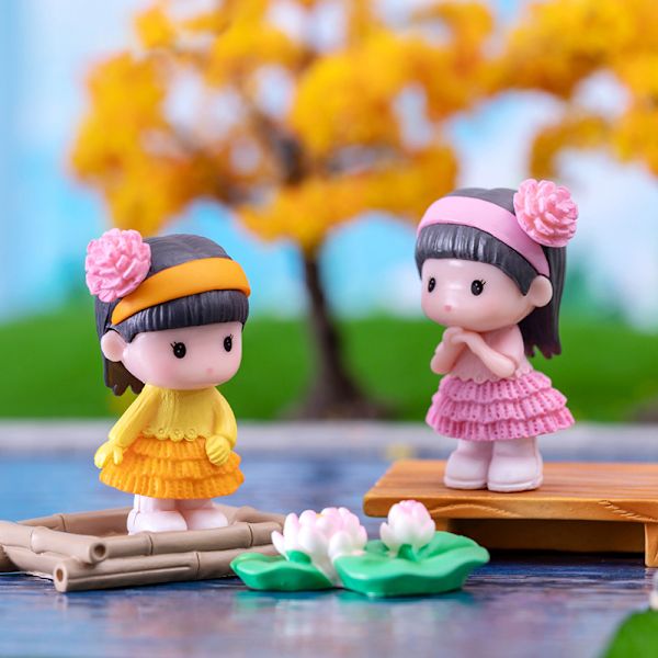 Mini poika Tyttö Malli Figuurit Käsityöt Lovers Figuurit Pariskunta Mini A3