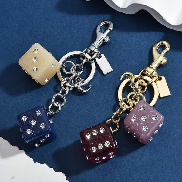 Terning Nøglering Terning Taske Charm Til Kvinder Pung Charm Til Håndtasker StyleA