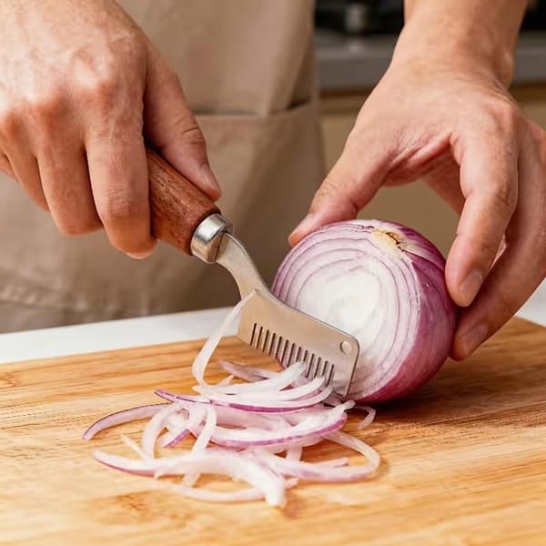 Makuleret Forårsløg Værktøj Køkken Grøn Løg Makulator Special Makulator 1pc