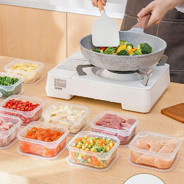 Kylskåp Förvaringslåda Kött Frukt Grönsaksbehållare förseglad