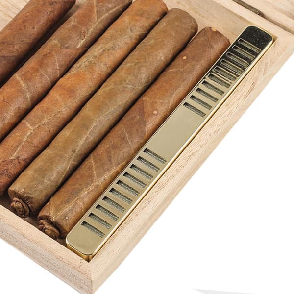 16cm Sigar Humidor Rektangulær Røyke Humidor Bar Tilbehør Black