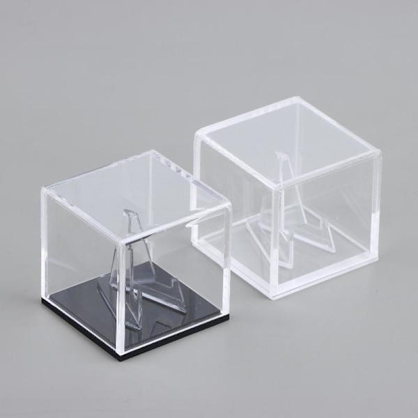 Akryl Klar Gitarrplektrum Displaybox med Stativ Samlarobjekt Ra Transparent
