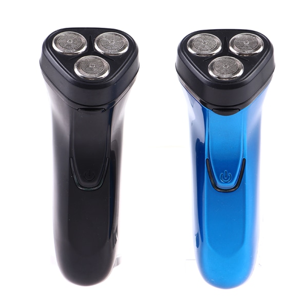 3D USB elektrisk barbermaskin Bærbar elektrisk barbermaskin for menn Vaskbar Blue