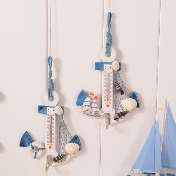Træankertermometer Håndværk Kunst Vægophæng Krog Meter Gaug