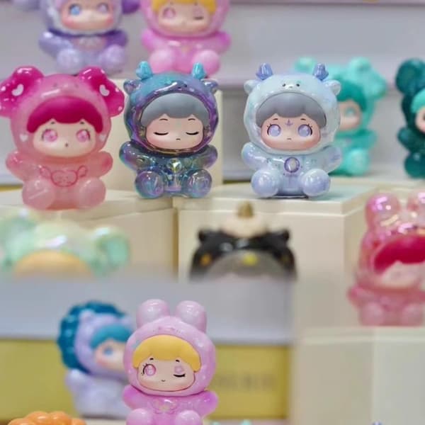 Baobao Zodiac PET Series Mysterious Box Figurer Minidocka Samlarobjekt 1 Box Random