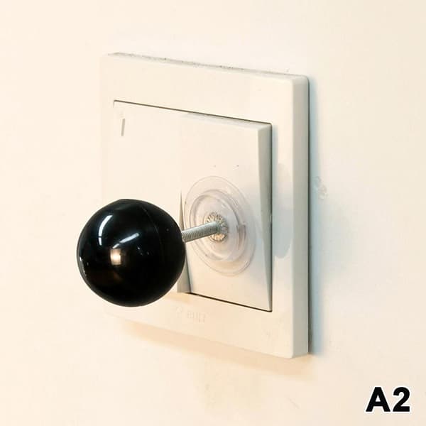Joystick Ball Switch-klistremerke Kuleformet lysbryterforlenger A1