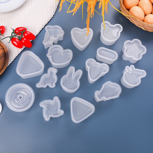 Gjennomsiktig ris grønnsaksrull sushiform DIY-form for barn A2