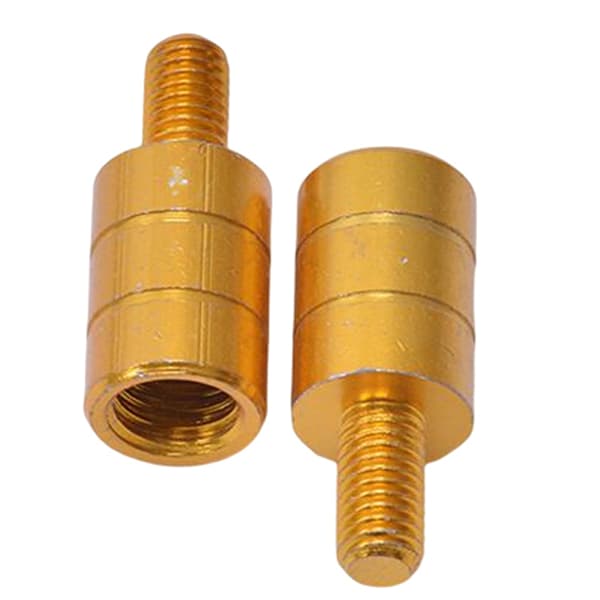 Fiskenetstangsstik M8/M10/M12 Skruenethovedadapter Fi gold E