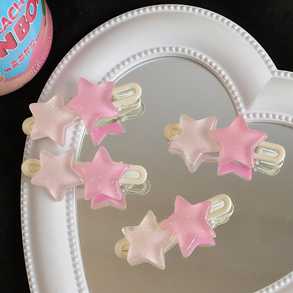 Sweet e Star Hårnål Pentagram Hårklämma Sidoklämmor Tjej Y2K Ha