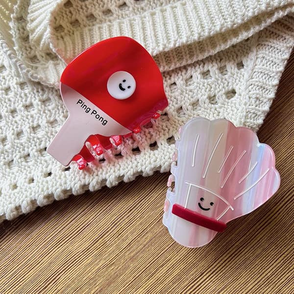 Eddiksyre Tennisracket Design Hårklemme Hårklype A1