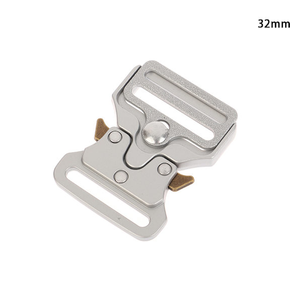 1 stk Metal bæltespænde Quick Side Release Spænde Til DIY Bag Lugg 32mm