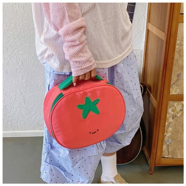 1 stk. e tomatformet makeuptaske Vandtæt kosmetikorganisator P