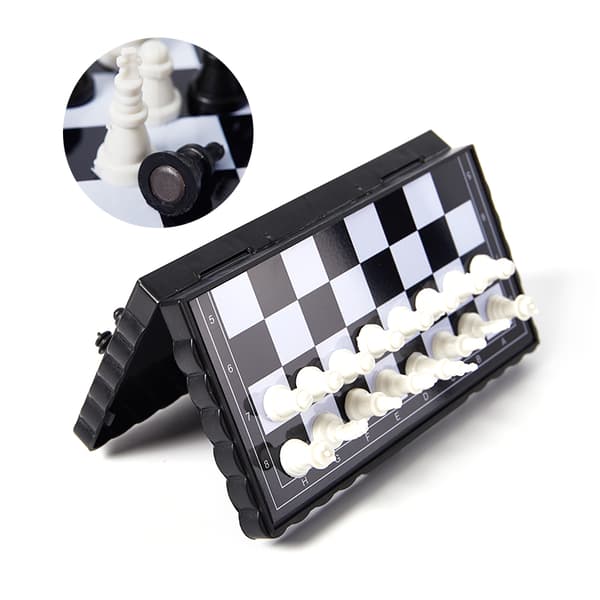 32st Mini schackset Set schackbräde i plast Hemma Utomhus