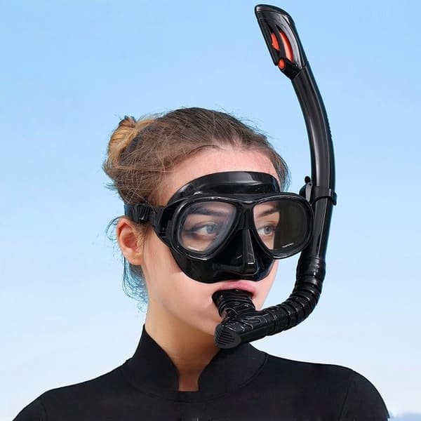 1 st dykmaskset med antidimma härdat glas läckagesäker A2