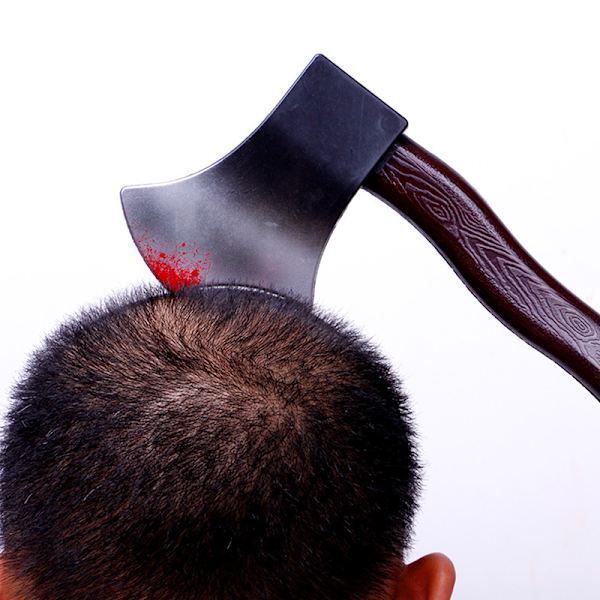 Halloween Hårbåge Skräck Blood Axe Saws Gothic Pannband Prop A2