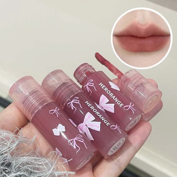 Matt sammetsläppglans flytande läppstift läppfärg lermakeup A2
