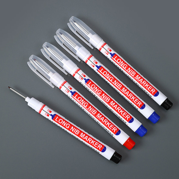 20MM Ink Langhoved Markers Pen Multi-purpose Deep Hole Marker W Red