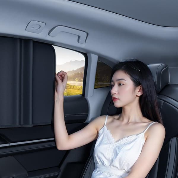 Ny magnetisk bil solskjerm sommer UV-beskyttelse side bak 3