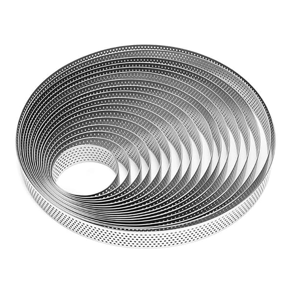 Mousse kakeform i rustfritt stål Varmebestandig Perforert Rund A3